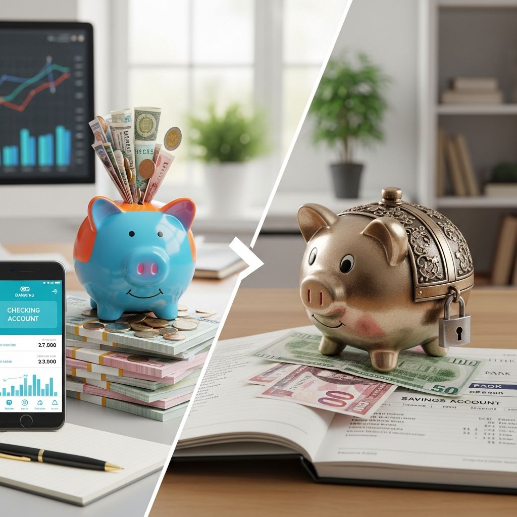 Understand the key differences between checking and savings accounts to make smarter financial decisions.