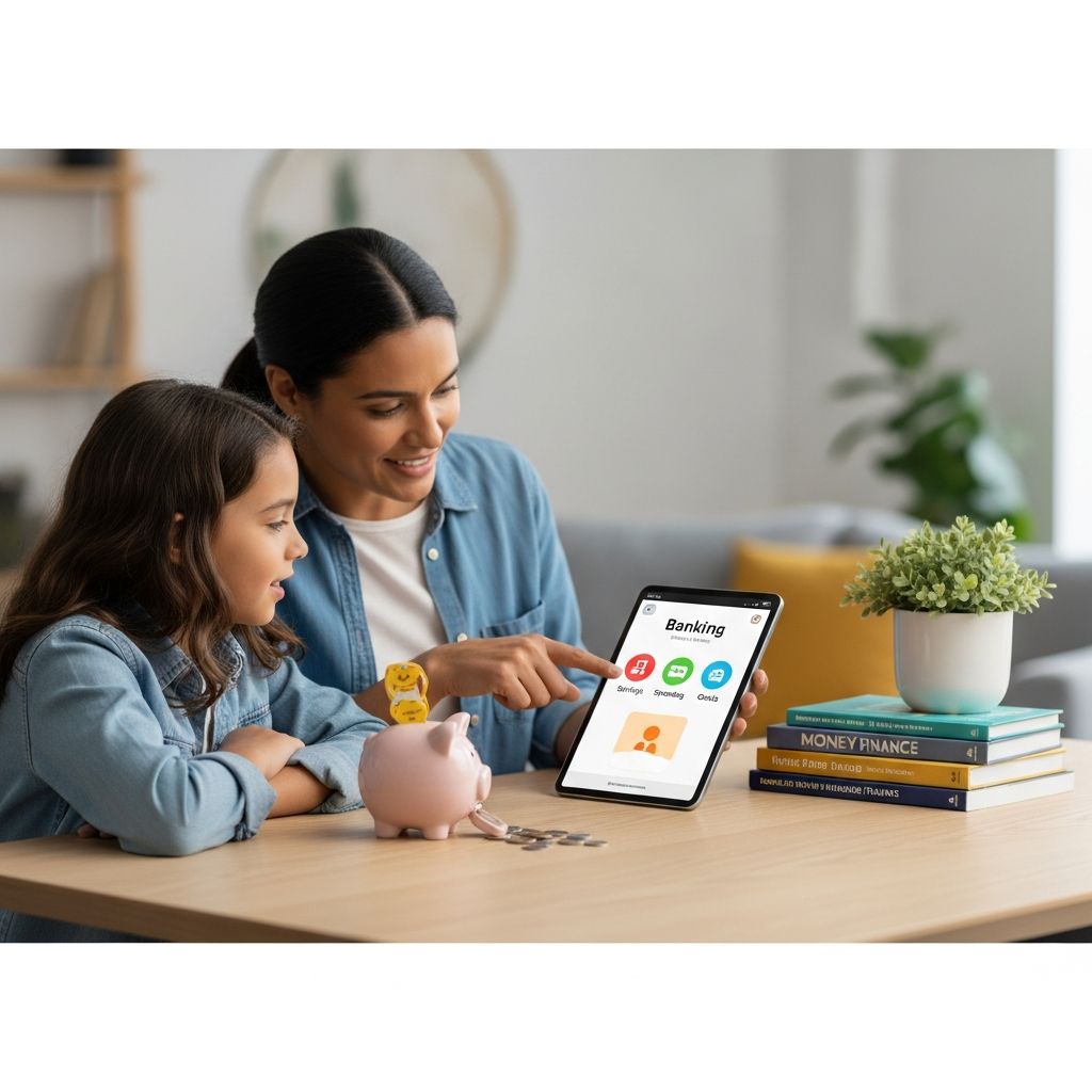 Teach your child money management with the right banking account setup