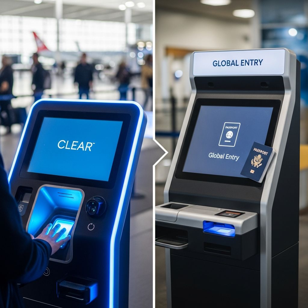 Discover how CLEAR and Global Entry streamline your airport experience, their costs, benefits, and which program suits your travel needs best.