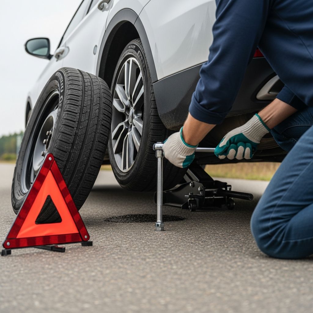 Master the essential skill of changing a flat tire safely and efficiently