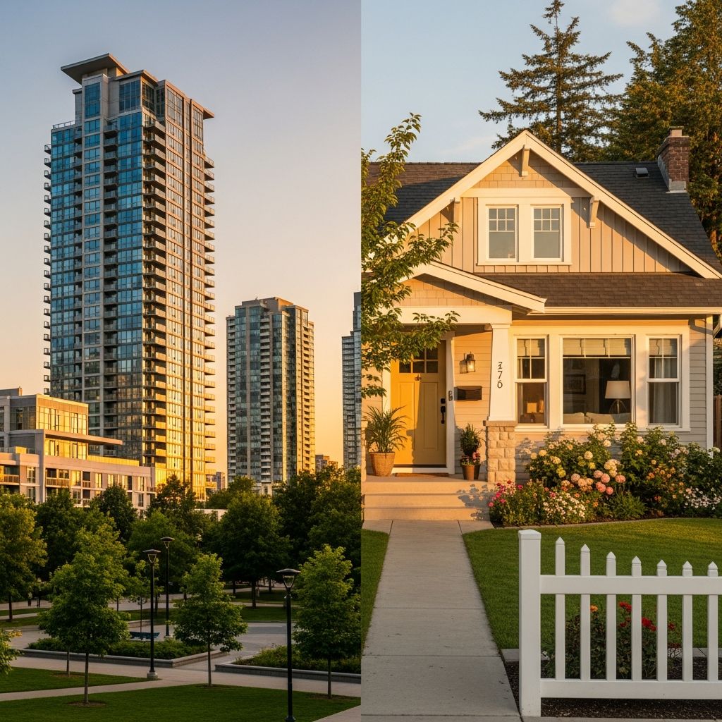 Discover key differences in costs, lifestyle, maintenance, and investment potential to choose between a condo and a single-family house.