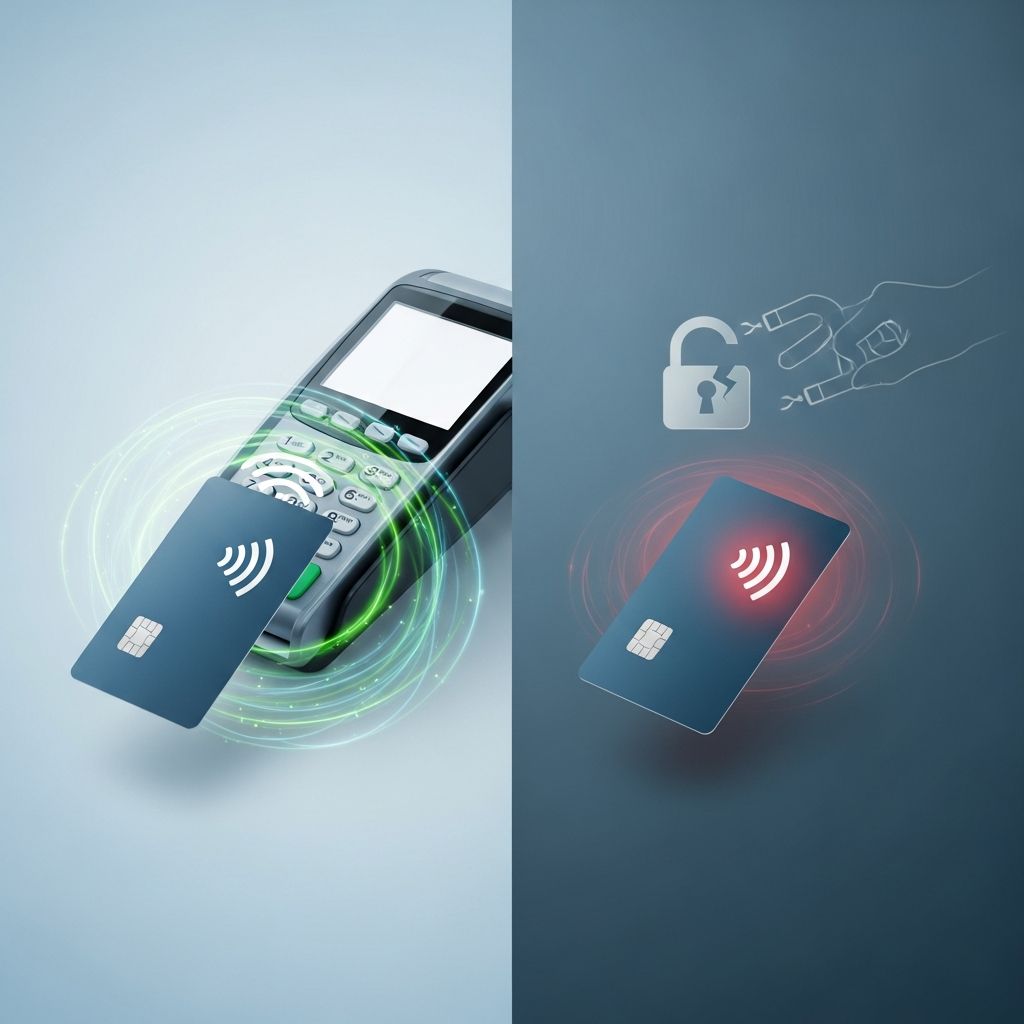 Explore the advantages of speedy tap-to-pay transactions alongside security concerns and usage limits with contactless credit cards.