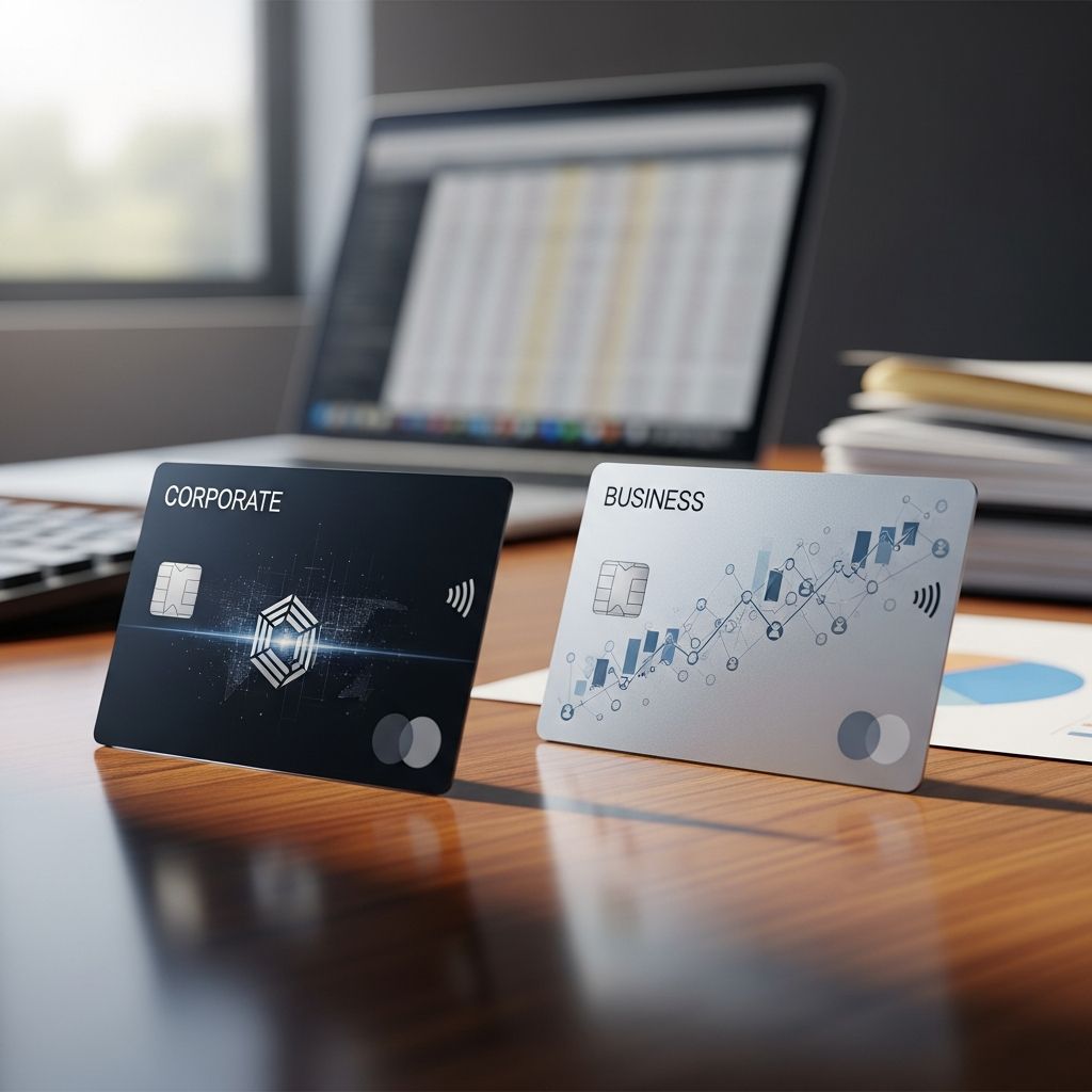 Understand how corporate and business credit cards differ in liability, features, and suitability.