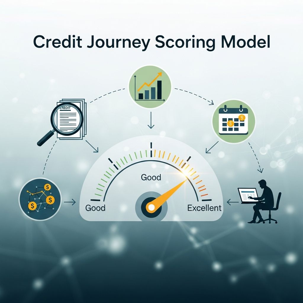 Discover how the Credit Journey scoring model evaluates your financial reliability and what drives your score upward.