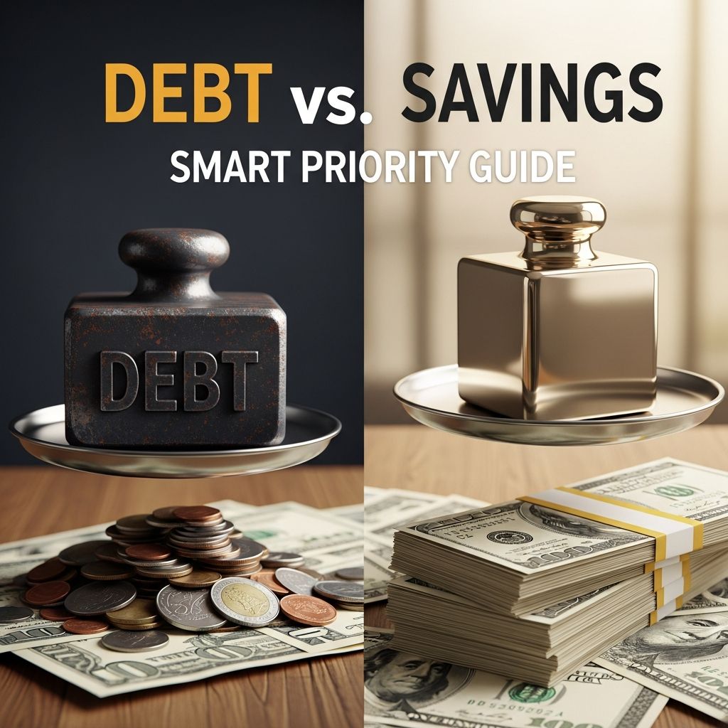 Discover expert strategies to decide between tackling debt or growing savings for lasting financial health and stability.