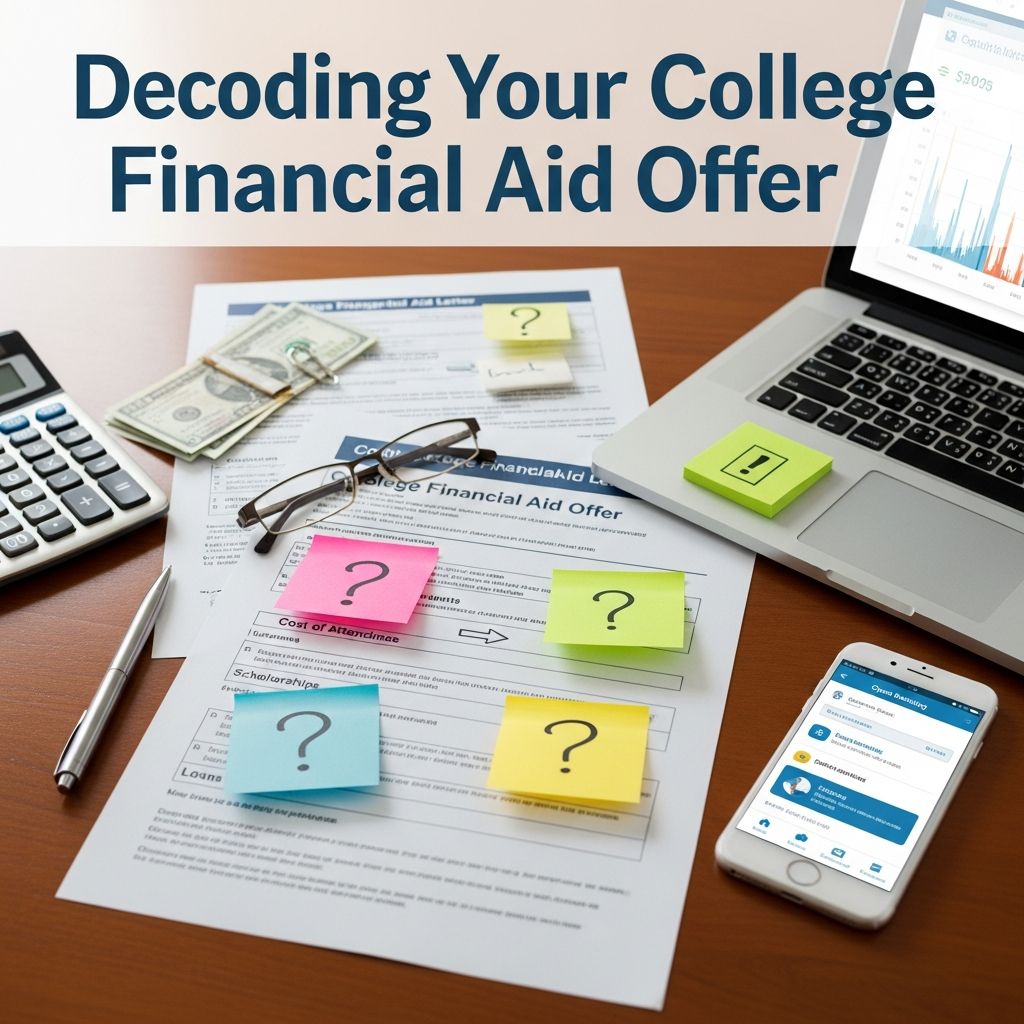 Master the art of interpreting financial aid award letters to make informed decisions about college affordability and funding options.