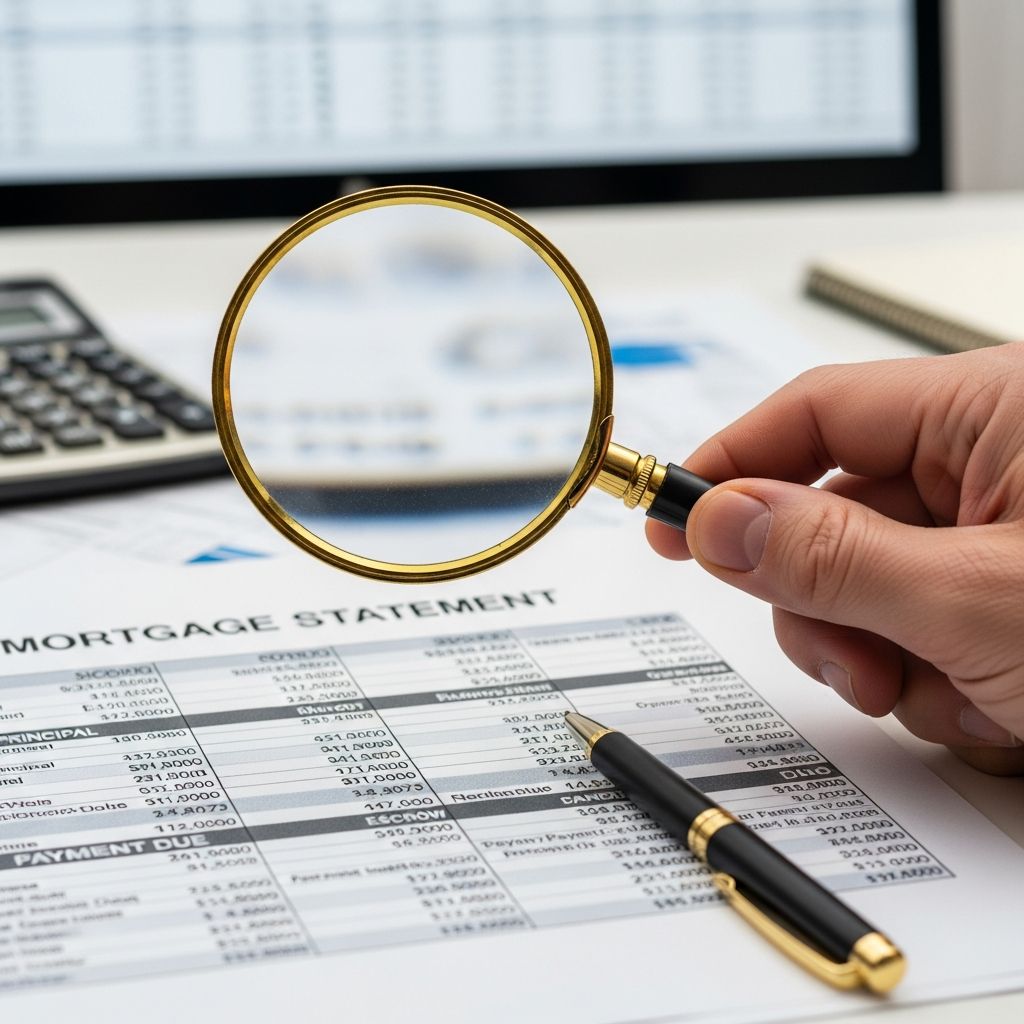 Master the details of your monthly mortgage statement to track payments, build equity, and avoid surprises in home financing.