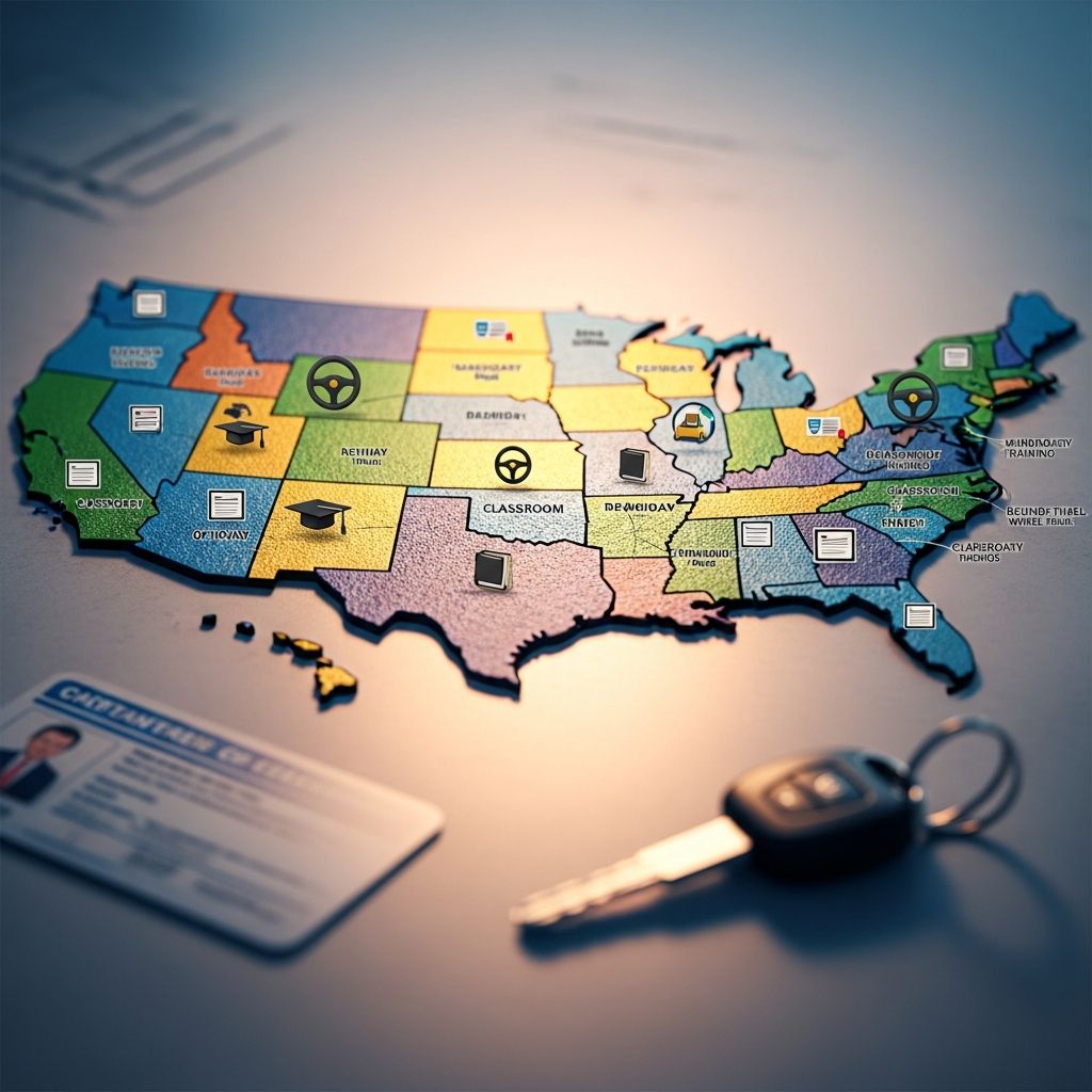 Navigate state-specific driver's education mandates for teens and new drivers to ensure safe licensing and lower insurance costs.