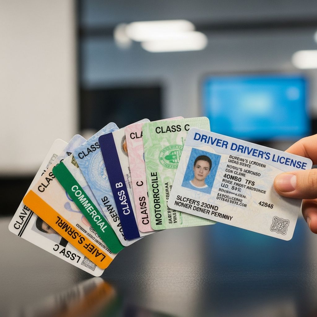 Navigate U.S. roadways legally: Understand CDL vs NCDL, classes A-D, endorsements, and state variations for safe driving.