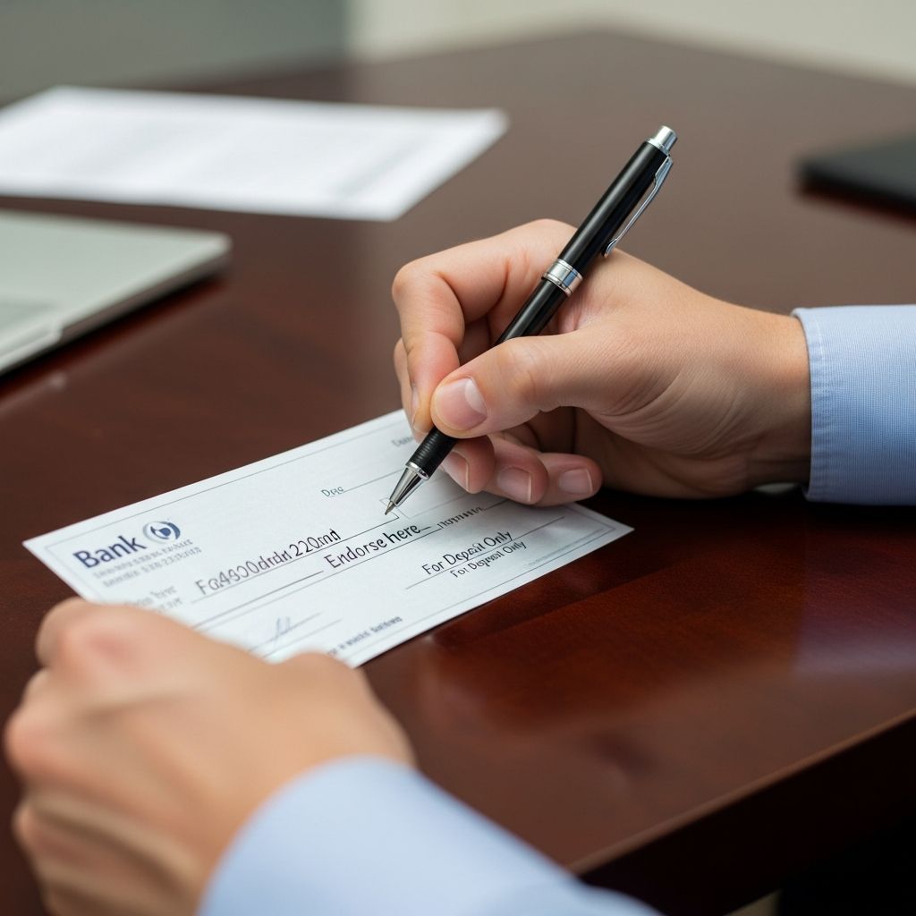 Master the art of check endorsement to securely deposit or cash payments while avoiding common pitfalls and fraud risks.