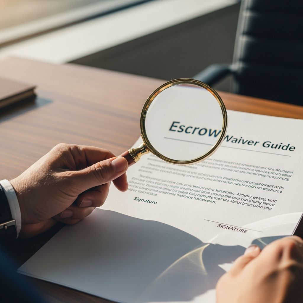 Discover how waiving escrow on your mortgage can boost cash flow, cut closing costs, and give you payment control—while weighing key risks and eligibility rules.