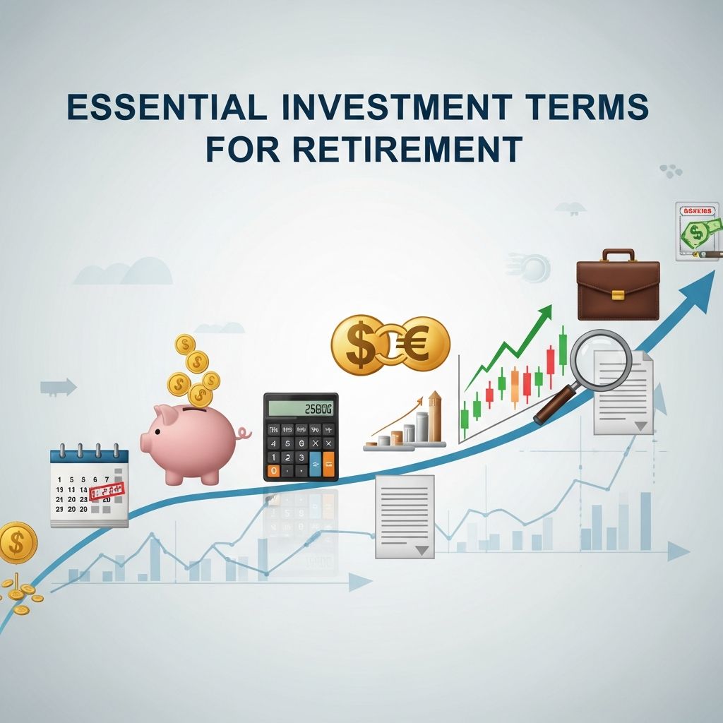 Master key investment vocabulary to confidently build and manage your retirement portfolio for long-term financial security.