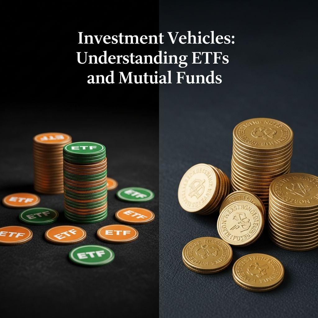 Comprehensive comparison of ETF and mutual fund structures, costs, and suitability for different investment approaches.