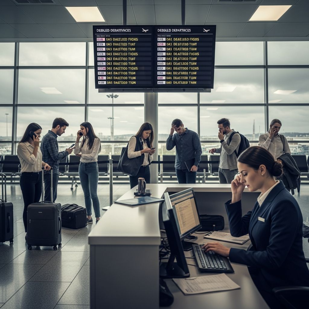 Master the steps to take when flights face delays or cancellations, securing refunds, aid, and compensation effectively.
