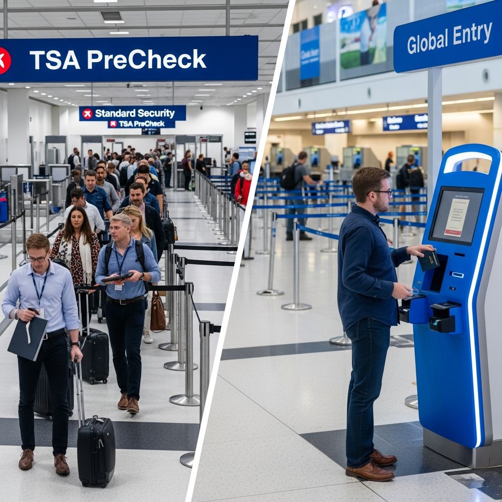 Unlock smoother airport experiences with Global Entry's built-in TSA PreCheck access and credit card reimbursements for savvy travelers.