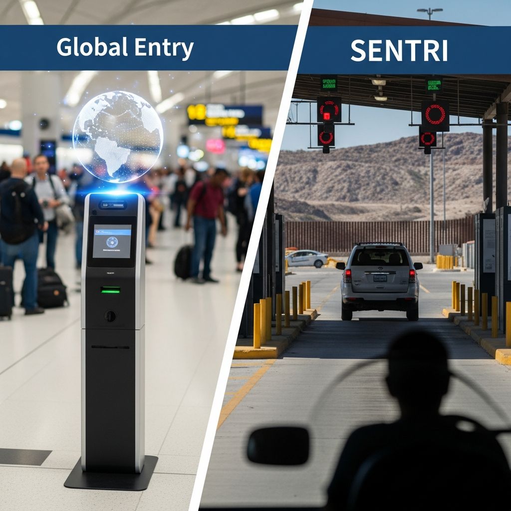 Discover which trusted traveler program—Global Entry or SENTRI—best suits your international and border-crossing needs for faster travel.