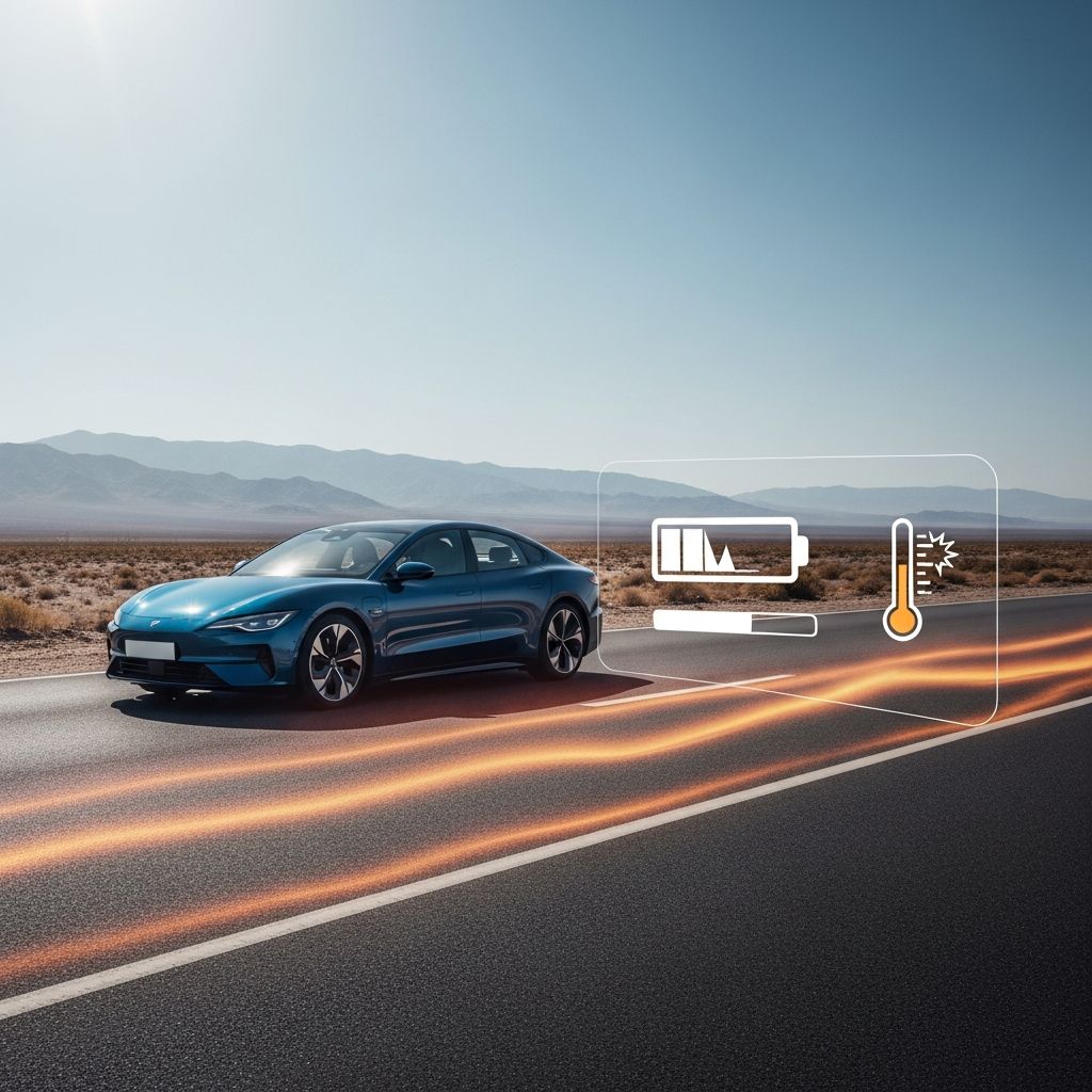 Discover how summer heat influences electric vehicle efficiency, battery health, and driving distance with practical strategies to optimize performance.