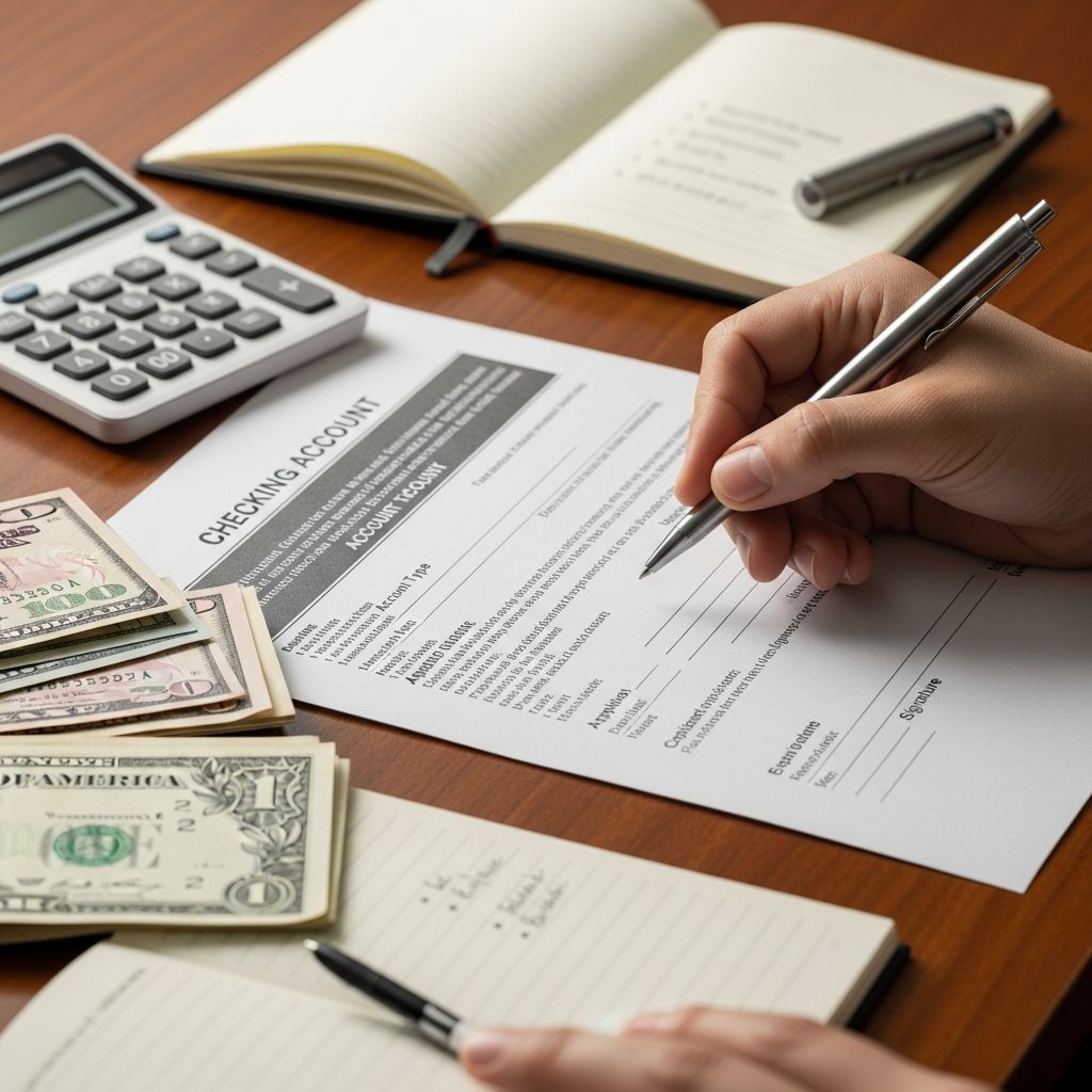 Master the process of opening a checking account with our detailed guide, covering requirements, steps, tips, and smart choices for beginners and seasoned users alike.