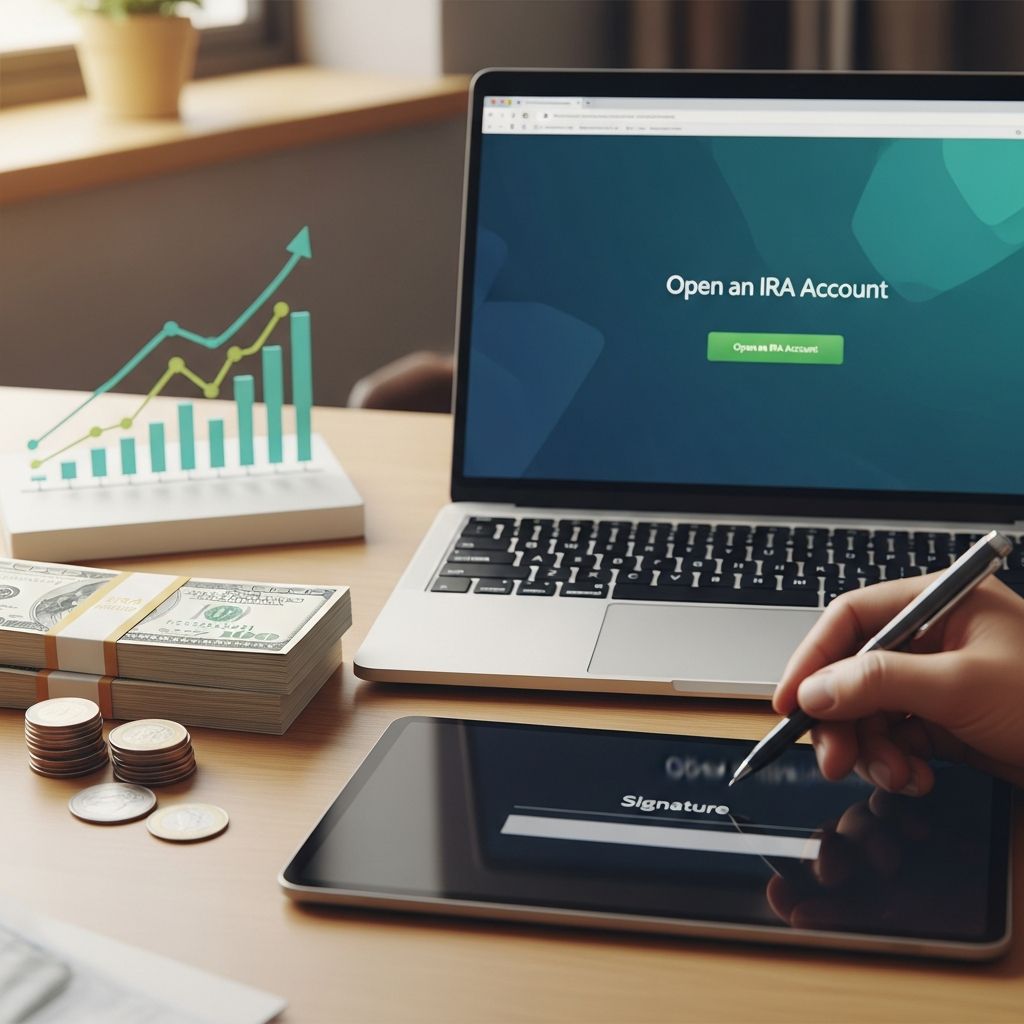 Unlock tax-advantaged retirement savings with a step-by-step guide to opening your first IRA account effortlessly.