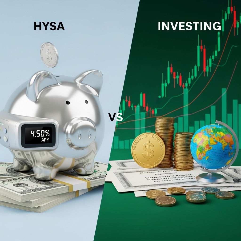 Discover how high-yield savings accounts stack up against investing to build your financial future with confidence and clarity.