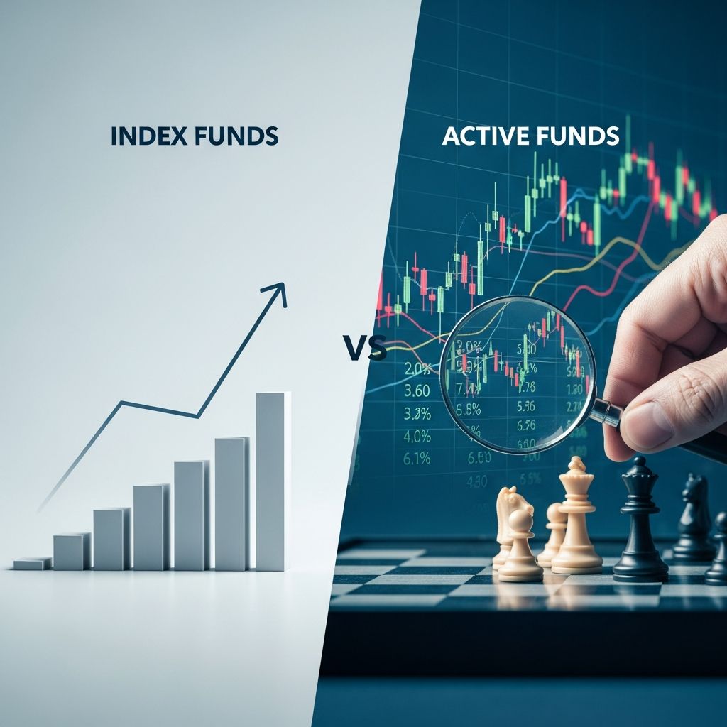 Discover how index funds and actively managed funds differ in strategy, costs, performance, and suitability to build a smarter investment portfolio.