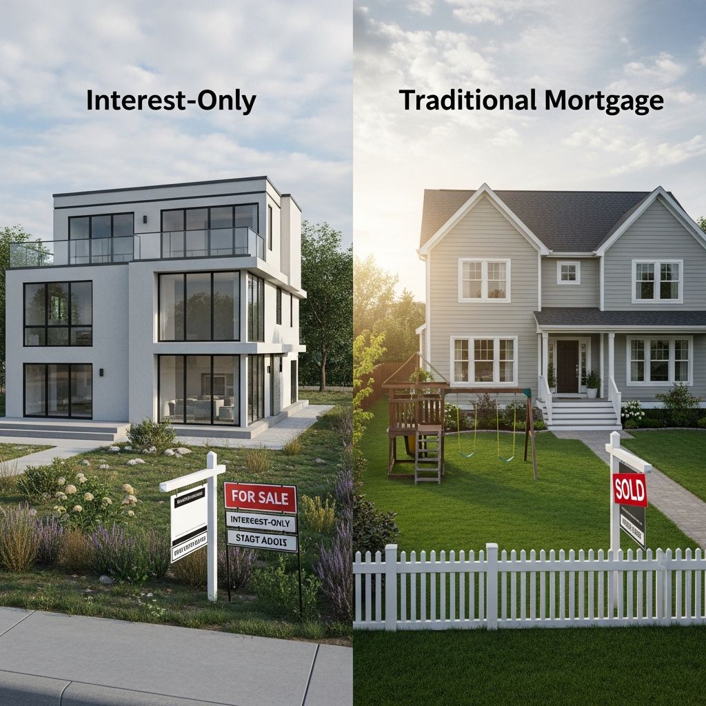 Discover the key differences between interest-only and traditional mortgages to make an informed home financing decision.