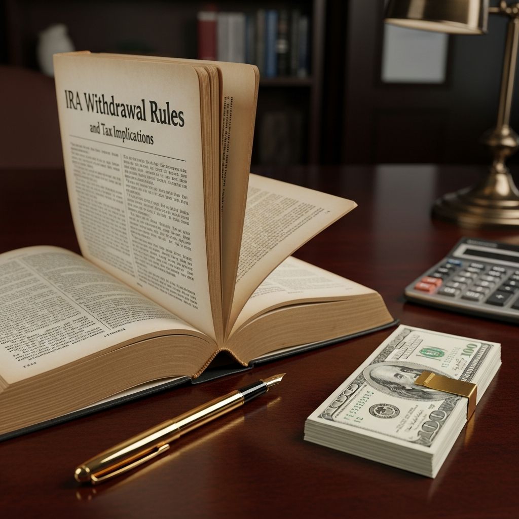 Master the essentials of IRA withdrawals, penalties, and tax strategies for retirement