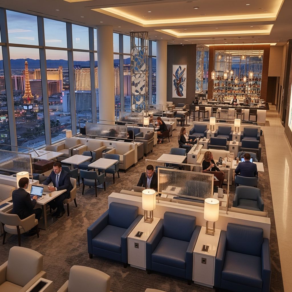 Discover how to access premium airport lounges at Harry Reid International Airport with Priority Pass and Chase cards.