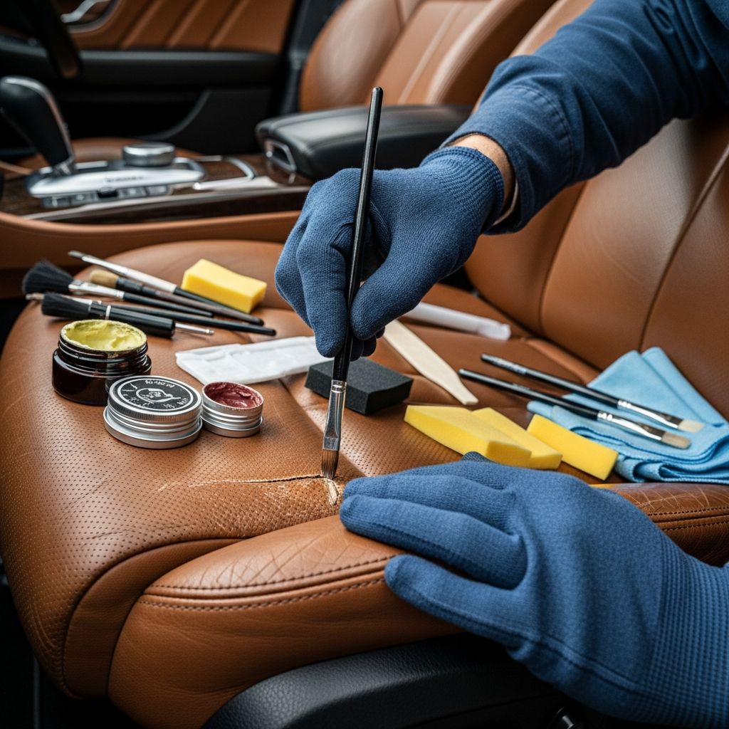 Master the art of restoring and maintaining luxury leather car seats