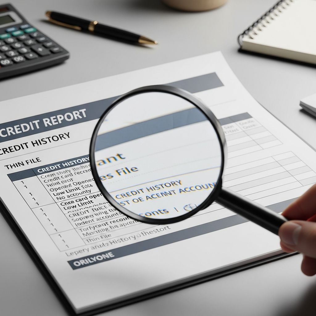Discover what a thin credit file means and strategies to strengthen your borrowing profile.