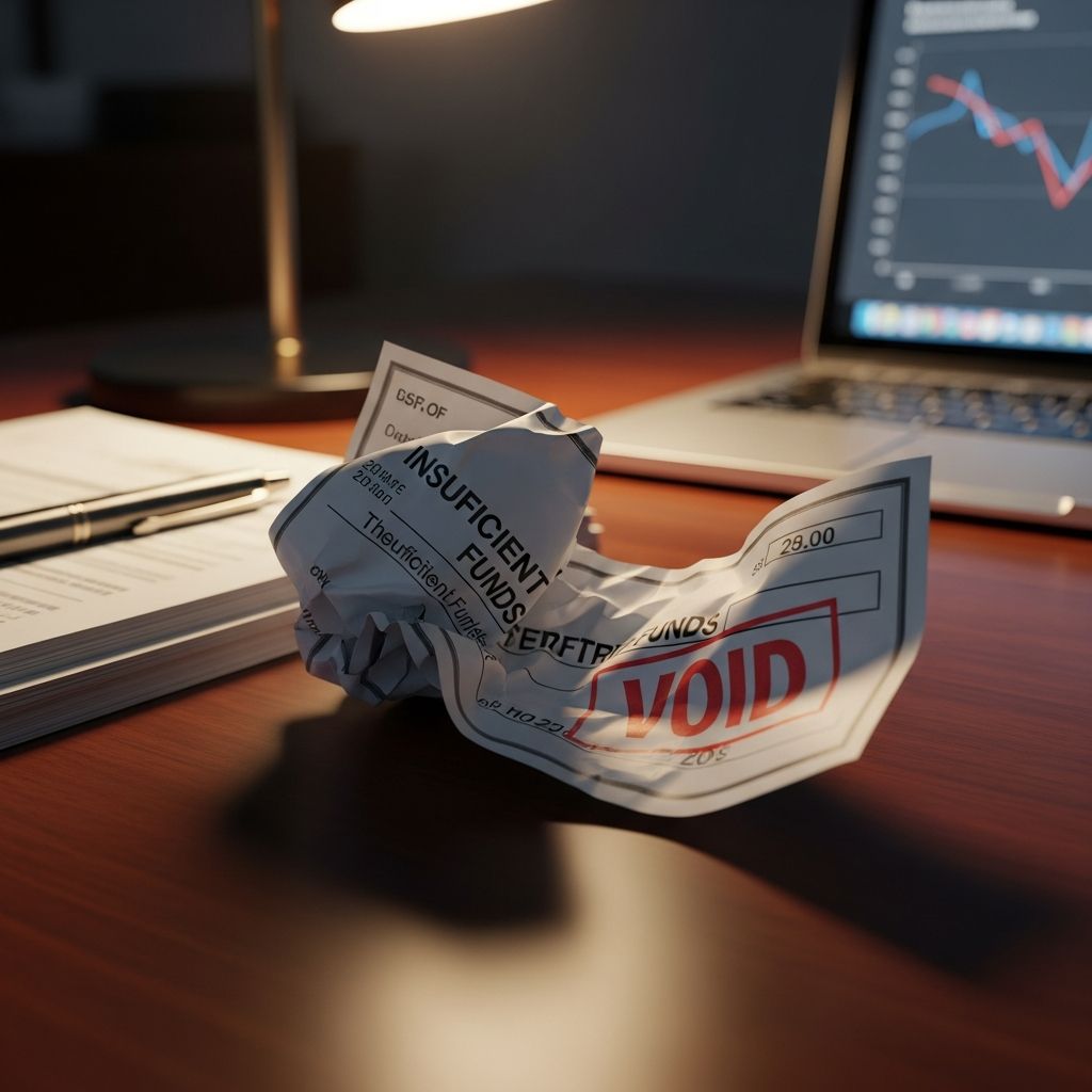 Learn how to handle bounced checks and protect your finances from costly fees