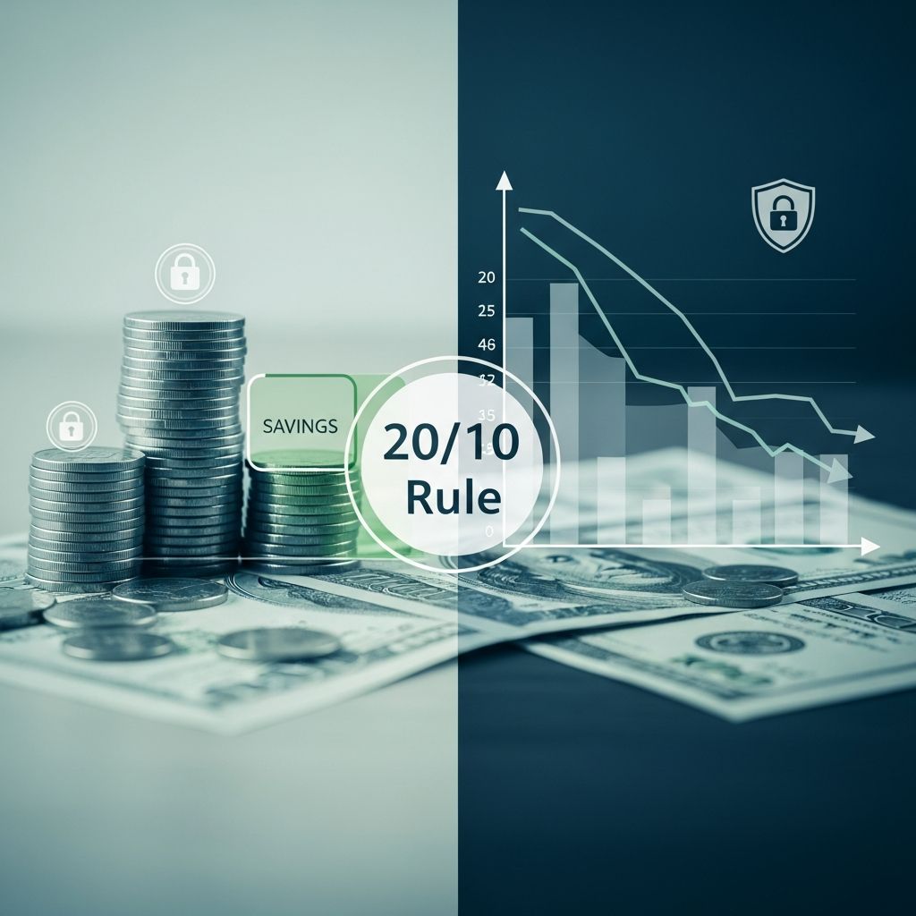 Discover how the 20/10 rule simplifies debt management by capping total debt at 20% of annual income and monthly payments at 10%.