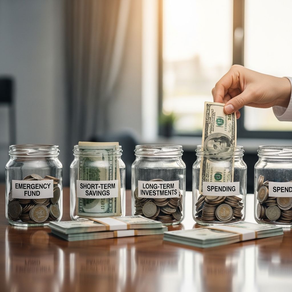 Discover how strategic cash bucketing organizes your money into time-based categories to balance safety, income, and growth for lifelong stability.