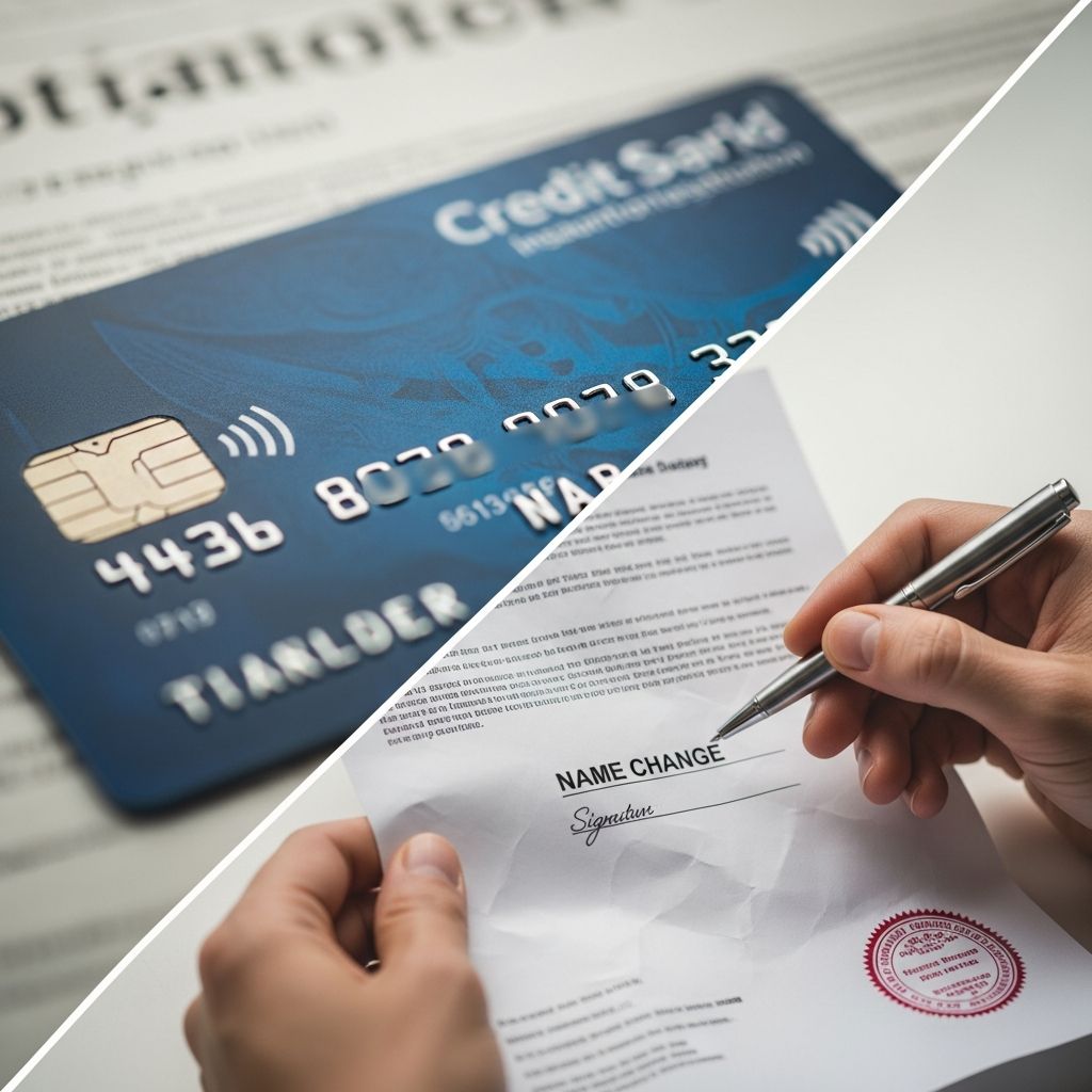 Discover how updating your name after life events keeps your credit history intact and avoids future hassles.