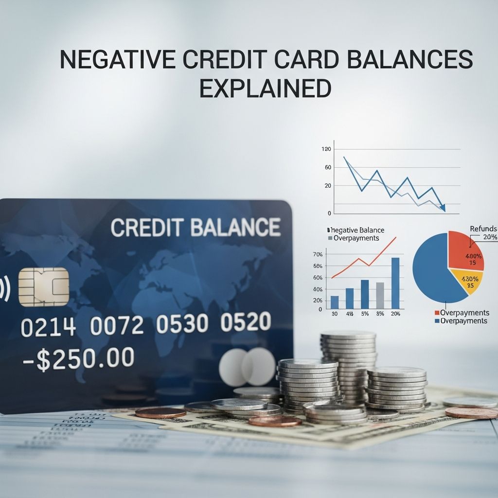 Discover why your credit card shows a negative balance, what it really means for your finances, and smart ways to handle it effectively.