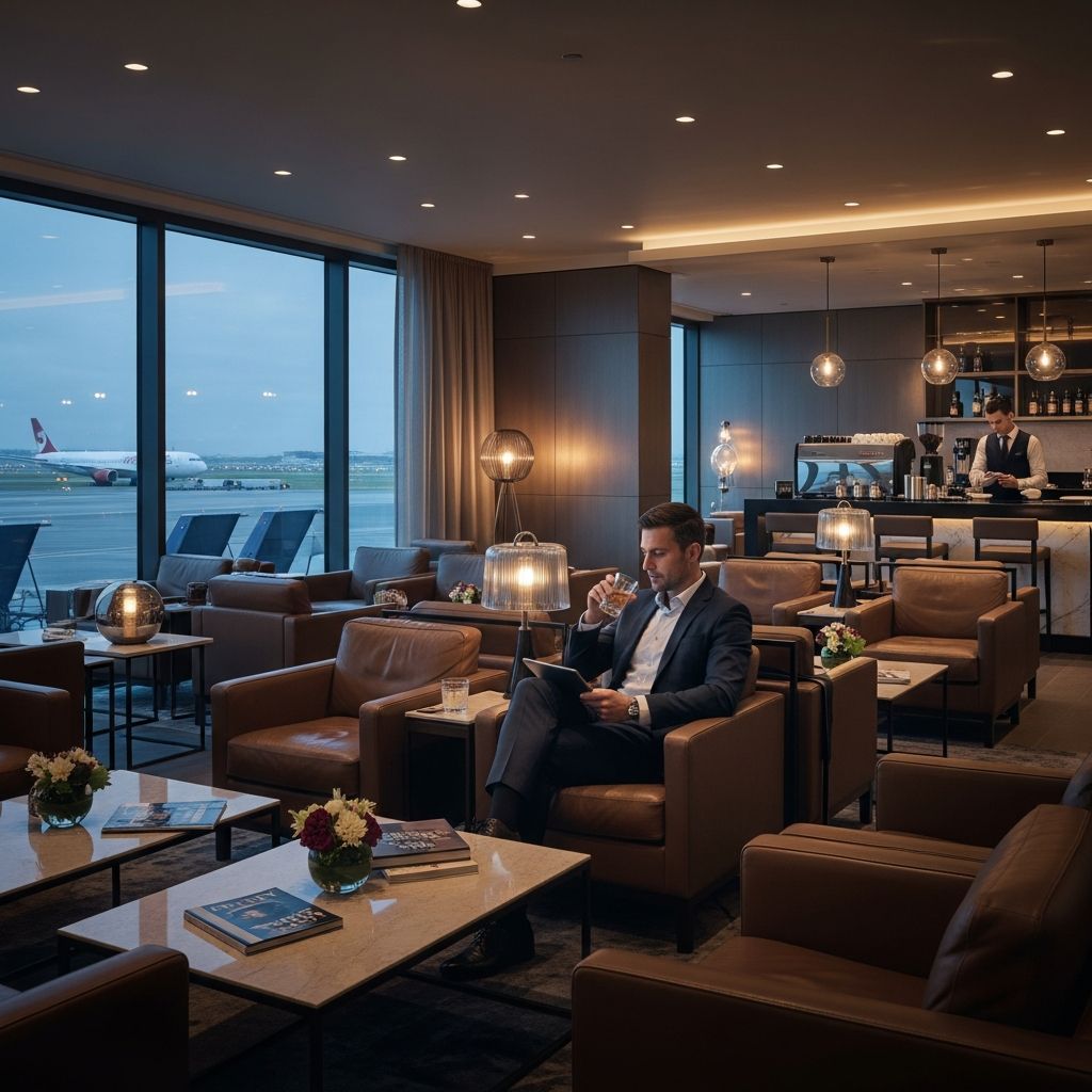 Discover multiple pathways to enjoying exclusive airport lounge amenities and travel perks.