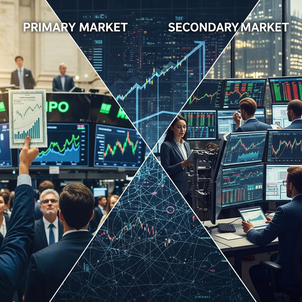 Discover how primary and secondary markets drive capital raising and liquidity in modern investing, with insights for all traders.