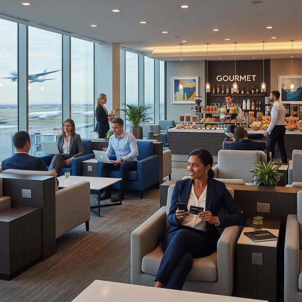 Unlock premium airport lounge benefits and travel perks worldwide