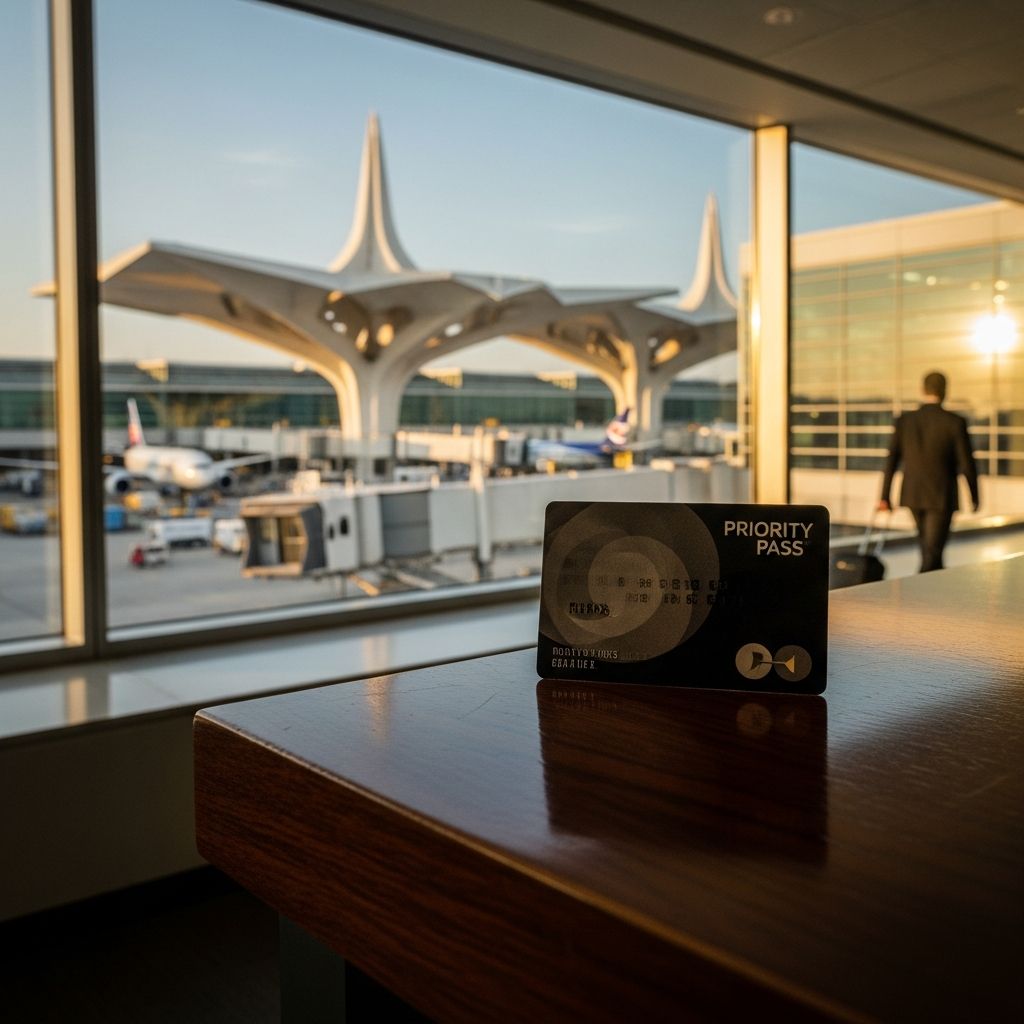Unlock premium lounge access and perks at Dulles International Airport with Priority Pass for stress-free travel.