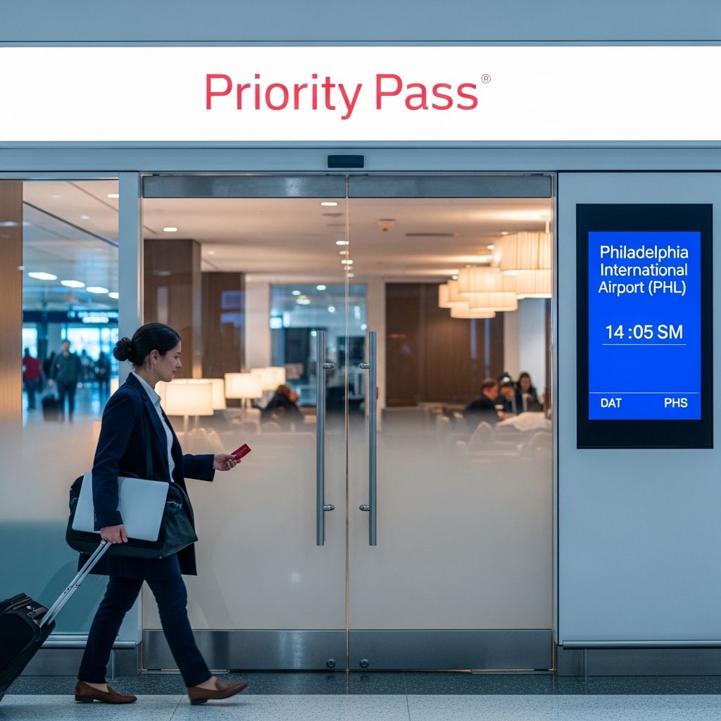 Unlock premium lounge access at PHL with Priority Pass and Chase Sapphire perks for a stress-free travel experience.