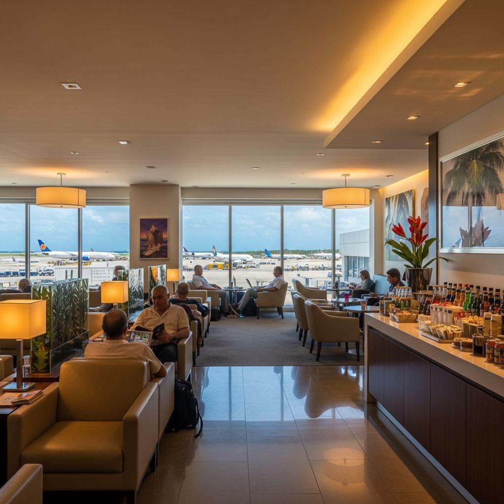 Elevate your travel with exclusive lounge access at Luis Muñoz Marín International Airport using Priority Pass benefits.