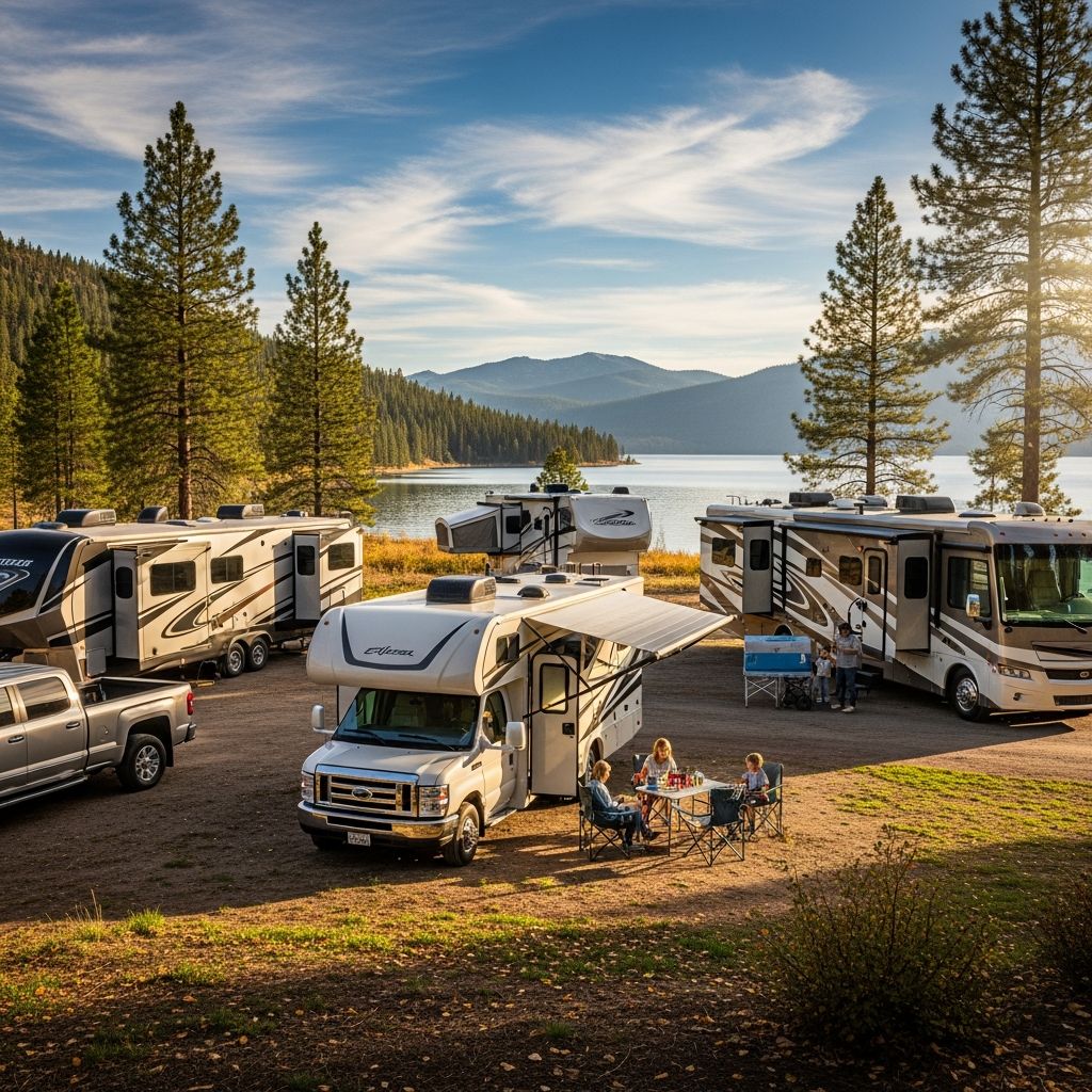 Navigate motorhome and trailer options to find your perfect RV match.