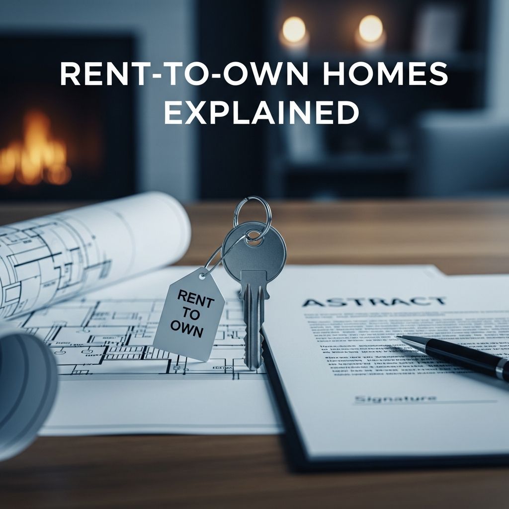 Discover how rent-to-own agreements bridge renting and buying, ideal for those building credit or saving for a down payment.