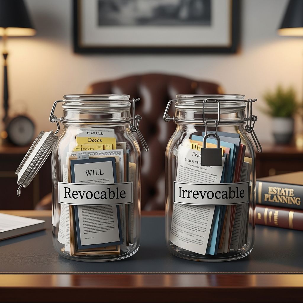 Discover the core differences between revocable and irrevocable trusts to make informed choices for asset protection, tax savings, and legacy planning.