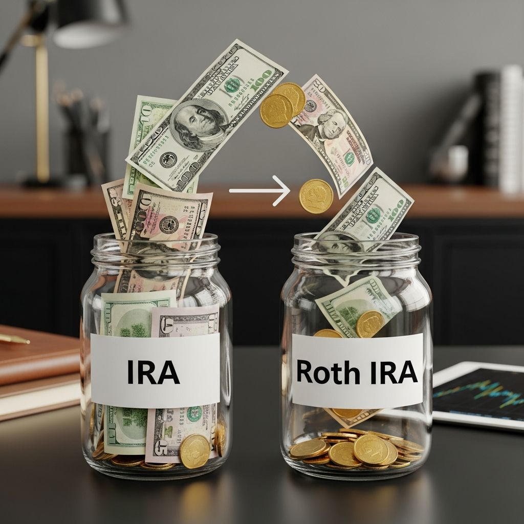 Unlock tax-free retirement growth: Master the step-by-step process, strategies, and tax rules for converting traditional IRAs to Roth IRAs effectively.