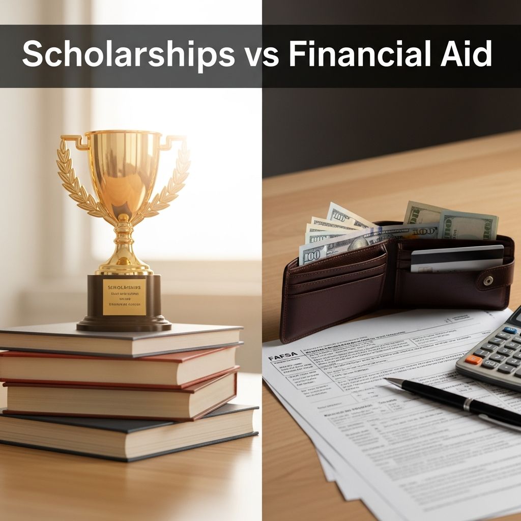 Unlock the secrets to funding your education: discover how scholarships and financial aid differ, and learn strategies to secure both for a debt-free degree.