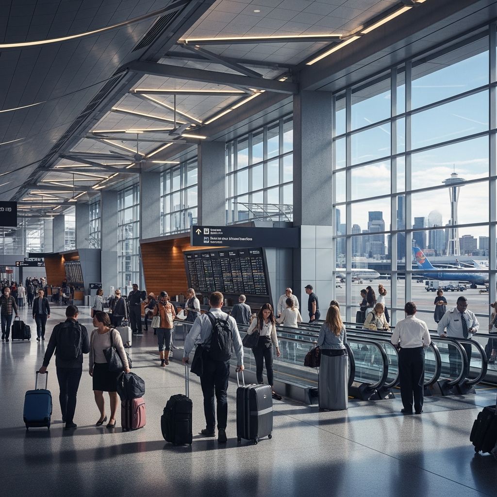 Master navigation at Seattle-Tacoma International Airport with insider tips on terminals, transport, dining, and more for a seamless journey.