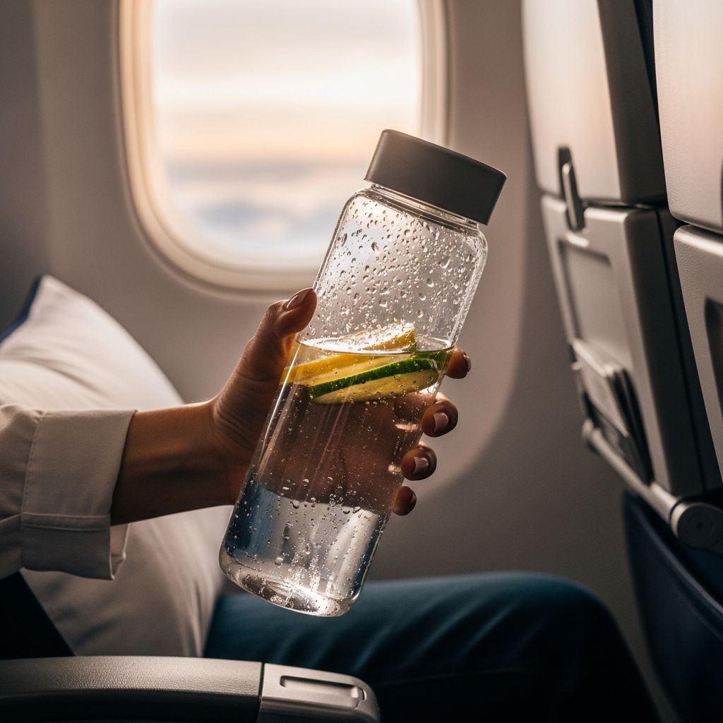 Master hydration strategies for long-haul flights to combat dry cabin air, prevent fatigue, and arrive feeling refreshed and energized.