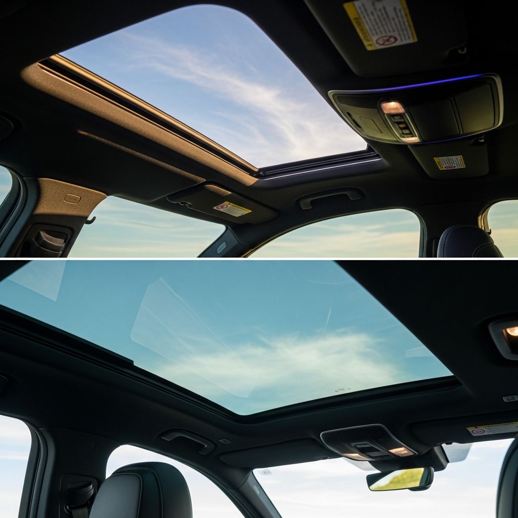 Discover key differences, benefits, drawbacks, and tips for choosing between sunroofs and moonroofs to enhance your driving experience.