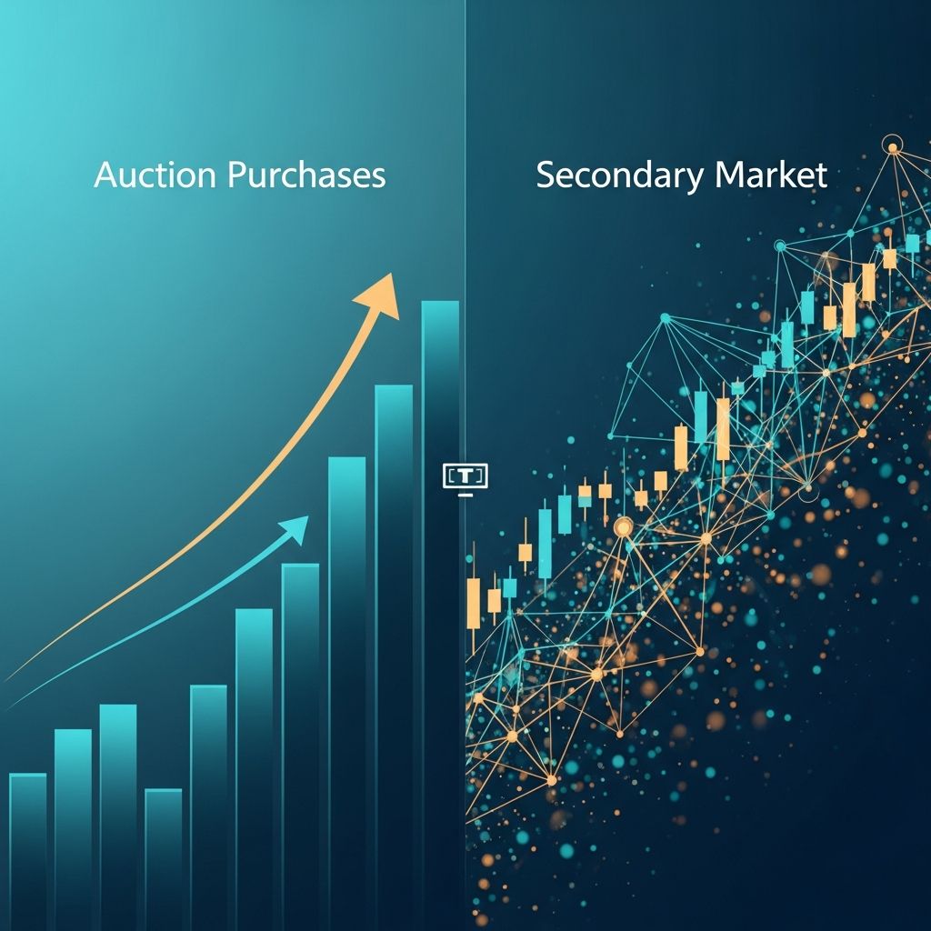 Discover the key differences between buying Treasury bills at auction and on the secondary market to optimize your fixed-income strategy.
